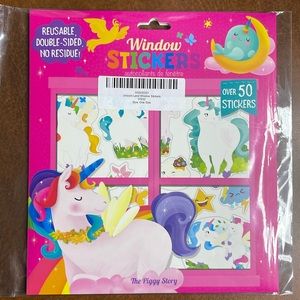 Kids Window Unicorn Stickers - NEW